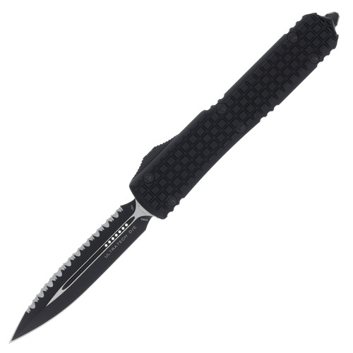 Microtech Ultratech Out-The-Front Automatic Knife (D/E Black F/S | Frag Black)