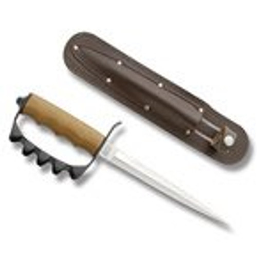 Combat Ready 1917 Military WWI Trench 8in Satin Dagger Fixed Blade