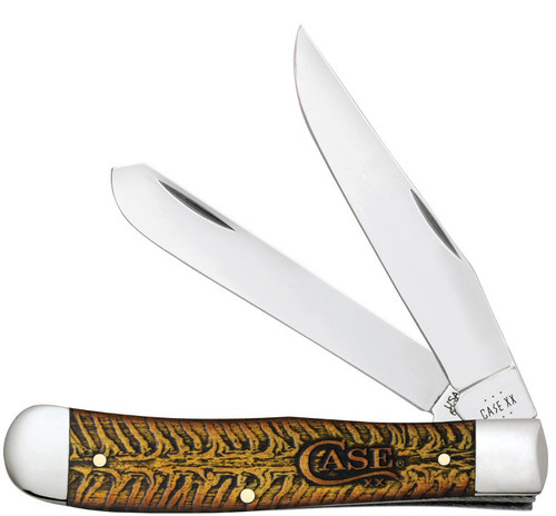 Case Golden Pinecone Natural Bone Trapper Folding Knife