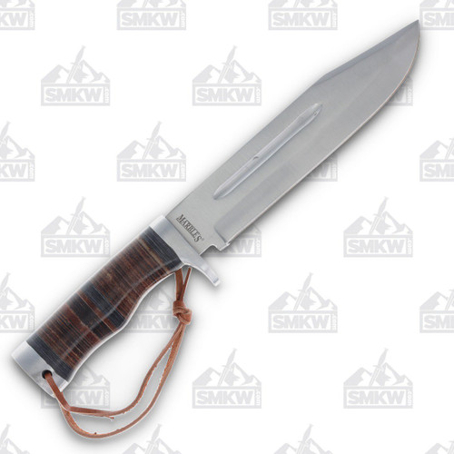 Marble's MR626 Stacked Leather Bowie 1