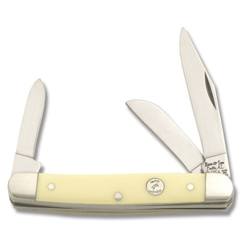 Bear & Son 3.25" Yellow Stockman Folding Knife