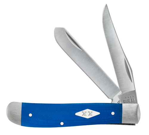 Case Blue G-10 Mini Trapper Folding Knife CA16751