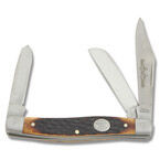 Rite edge Brown Jigged Bone Stockman Folding Knife 210574