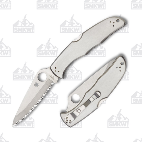 Spyderco Endura 4 Serrated Stainless Steel