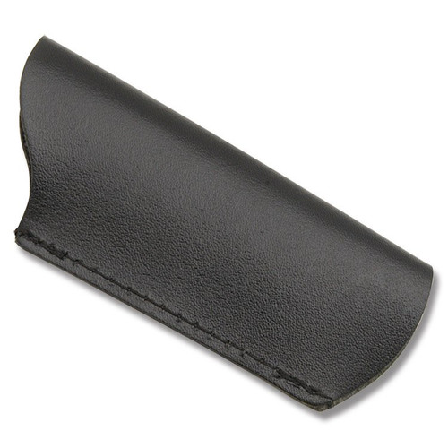 Large Black Leather Sheath fits Folding Knives up to 4" Closed