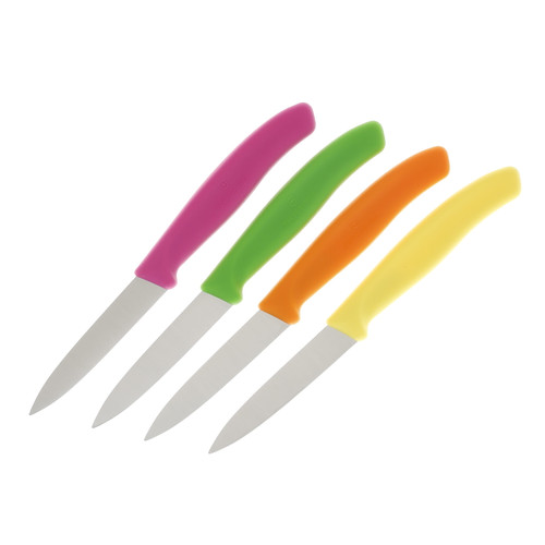 Victorinox 4 Piece Kitchen Paring Knife Set Multi-Color V676064