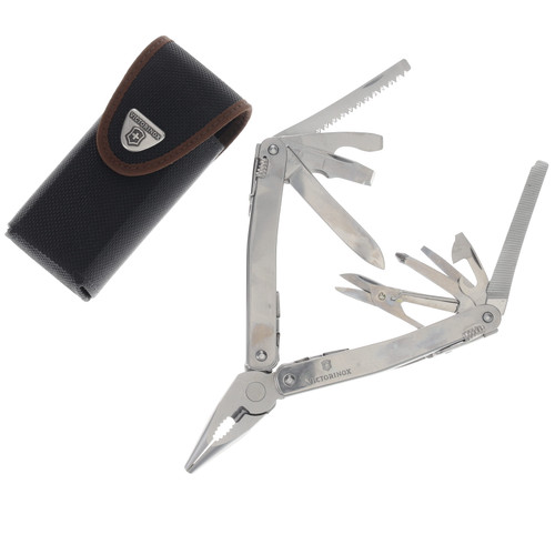 Victorinox SwissTool Spirit X MultiTool Plus Ratchet with Nylon Pouch V53807