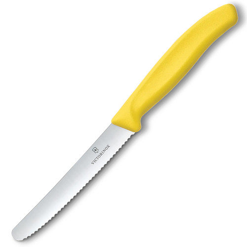 Victorinox 4" Tomato and Sausage Knife Yellow