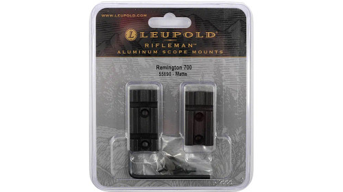 Leupold Rifleman Rifle Scope Mount Base Remington 700 2-pc Matte Black