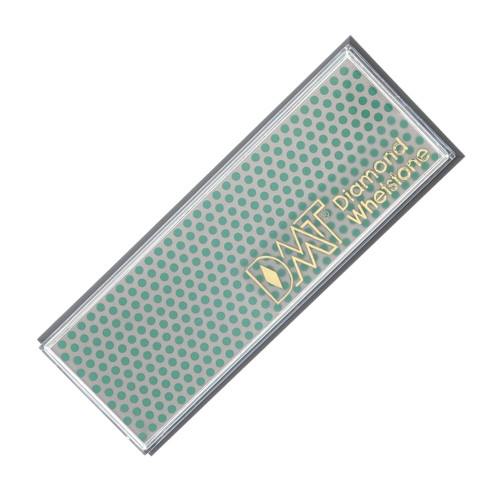 DMT 6" Bench Model Diamond Whetstone with Plastic Case Extra Fine 1200 Grit Green W6EP