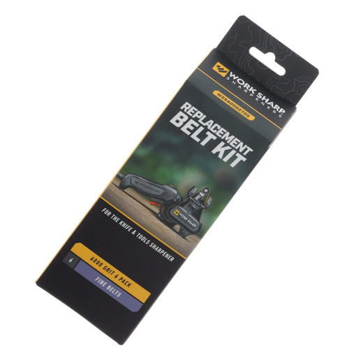 Work Sharp Knife and Tool Sharpener Fine Grit Replacement Belt Kit WSSA2705