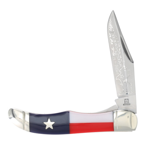Rough Ryder Texas Star Folding Hunter Knife