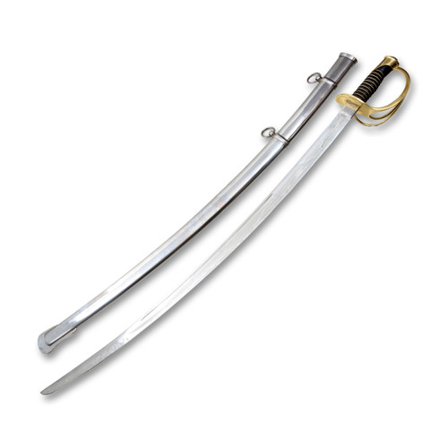 Cold Steel US 1860 Heavy Cavalry Saber Leather 36" Plain Blade CS88HCS
