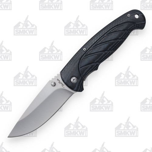 Benchmark Linerlock Folding Knife Black Micarta