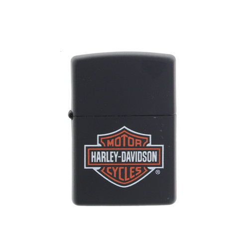 Zippo Harley-Davidson Black Matte Logo Lighter ZP14252