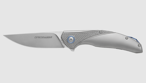 Viper Orso 2 TI3D Folding Knife Titanium 3.42in Plain Satin Drop Point