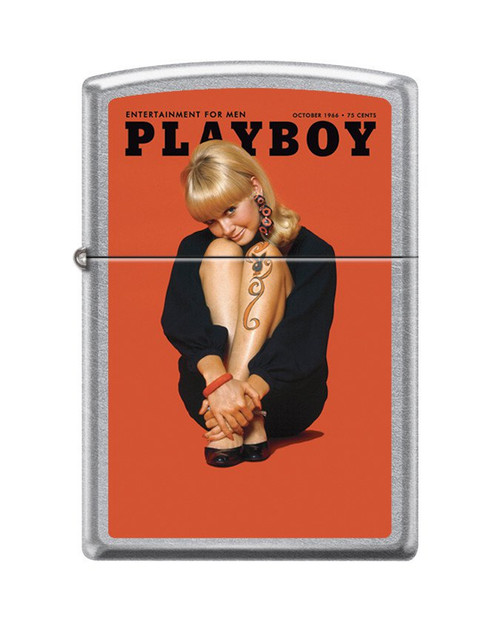 Zippo Lighter Playboy October 1966 Street Chrome