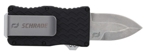 Schrade Uproar Mini D/A OTF Auto Black Aluminum Handle D2 Blade 1135969