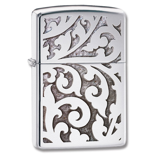 Zippo Filigree High Polish Chrome Lighter