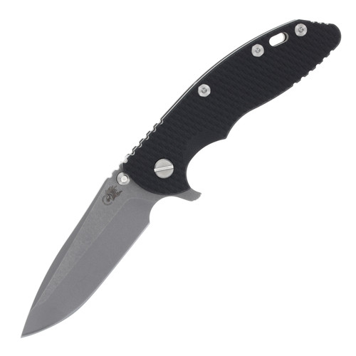 Hinderer XM-18 3.5 Framelock Folding Knife (Working Finish Spanto | Black G-10)
