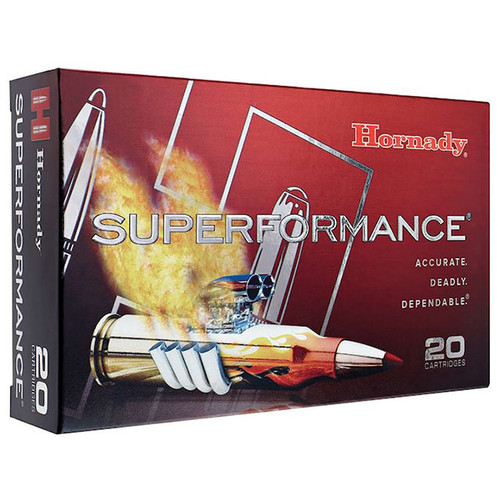 Hornady Superformance 270 Winchester Rifle Ammunition 20 Rounds Brass Centerfire 130 Grain CX