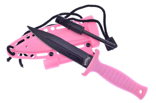 Frost Cutlery Cutlery Bolo Boot Necklace Knife (Pink Composite) FRFC301P