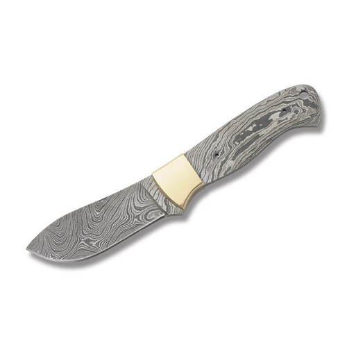 Szco 3.75 Inch Damascus Steel Stubby Skinner Blade Blank