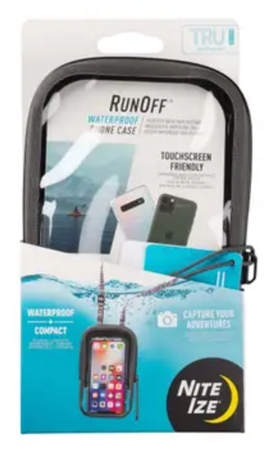 Nite Ize RunOff Waterproof Phone Case Charcoal