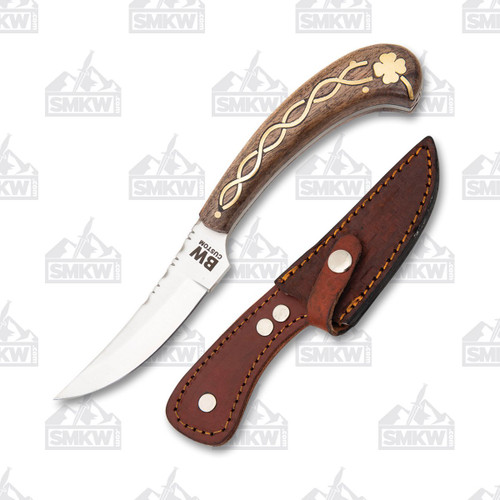 BW Custom Celtic Clover Hunter Fixed Blade Knife