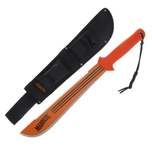 Marbles 14in Orange Machete MR393