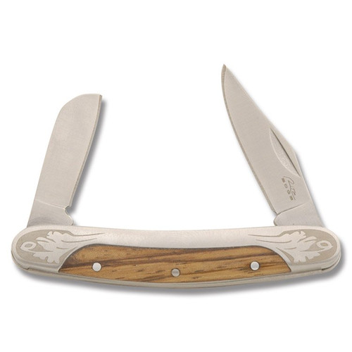 Rite Edge Zebra Wood Pocket Pen Knife