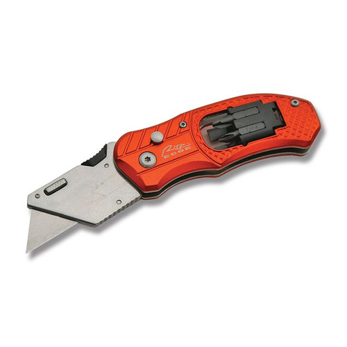 Button Lock Box Cutter Anodized Aluminum Handle