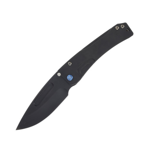 Medford Slim Midi PVD S35VN Black (Blue Hardware)