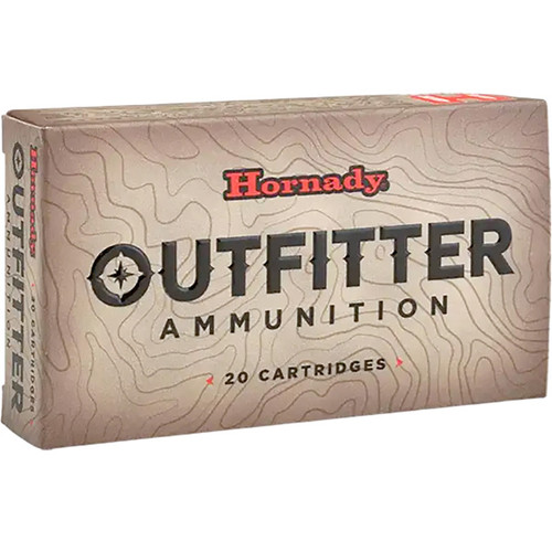 Hornady Outfitter 300 Weatherby Magnum Rifle Ammunition 120 Rounds Nickel Plated Brass Centerfire 80 Grain Copper Alloy eXpanding 