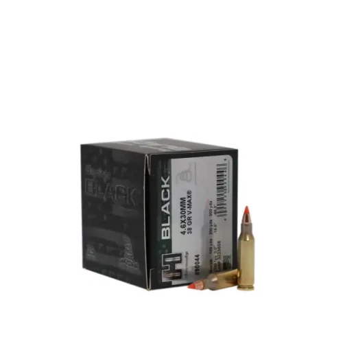 Hornady BLACK 4.6x30mm 38gr V-MAX Polymer Tip Ammo 25Rd