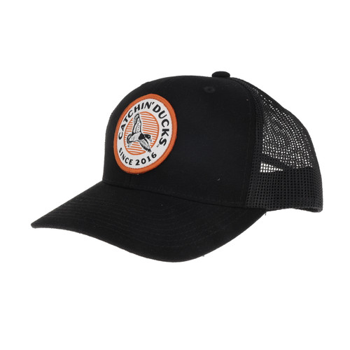 Catchin Deers Hail Mary Black Panel Hat OS