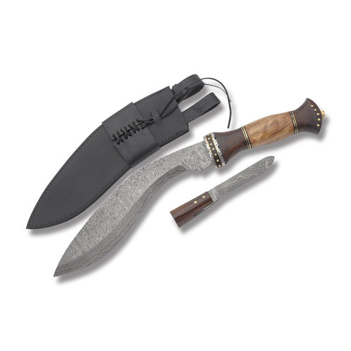 Damascus Kukri and Dirks Combo Fixed Blade Knives