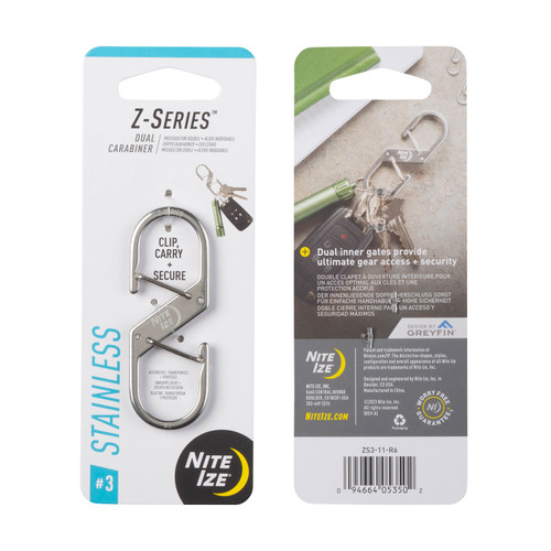 Nite Ize Z Series #3 Dual Carabiner ZS3-11-R6