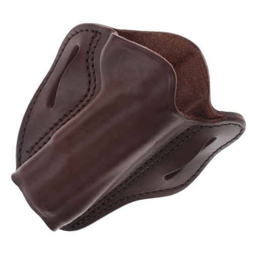 Uncle Mike’s OWB Brown Leather Holster RH Multi-Fit Size 3