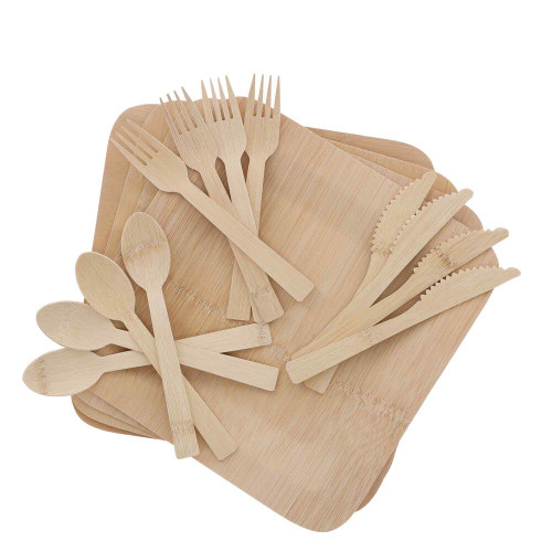 UST 16pc Bamboo Dinner Set UST1156914