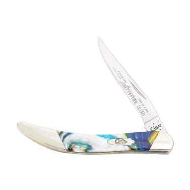 Case XX Slant Bolster Sapphire Glow Corelon Small Texas Toothpick Folding Knife