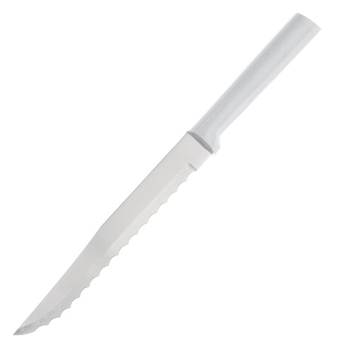 Rada Cutlery Serrated Slicing Knife Silver 7 Inch Serrated Slicer R138