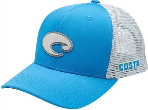 Costa Trucker Hat Baja Blue Mens One Size