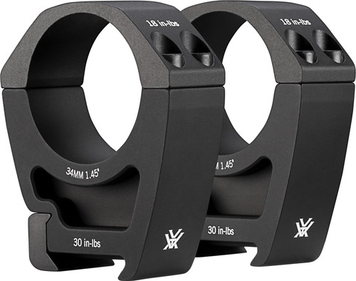 Vortex Pro Riflescope 34mm Rings High - 1.45"