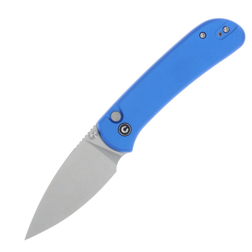 CIVIVI Qubit Folding Knife Blue 2.98 Inch Plain Satin Drop Point 1
