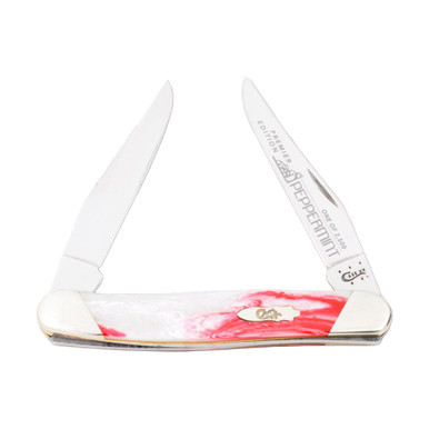 Case XX Slant Bolster Peppermint Corelon Muskrat Folding Knife