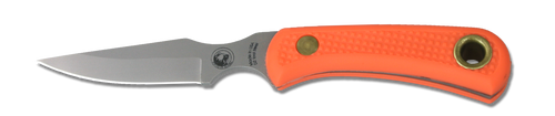 Knives of Alaska Cub Bear Orange Fixed Caping Knife 2.75in Clip Point