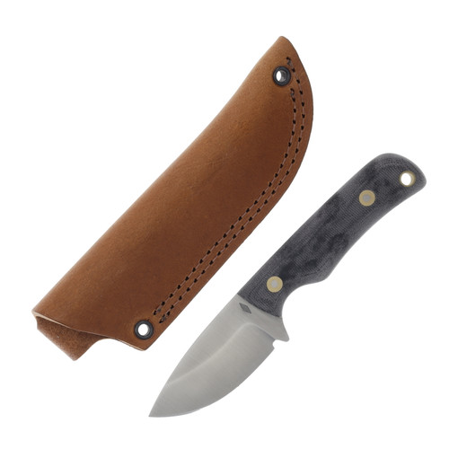 BATTLE HORSE KNIVES JUTLAND 01 STEEL FLAT GRIND GREEN MICARTA HANDLE