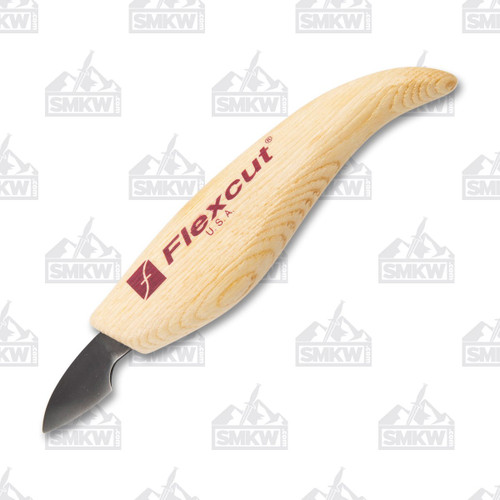 Flexcut Right-Handed Hook Knife (Ash, Carbon Steel)