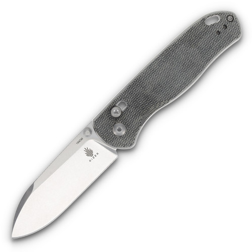 Kizer Drop Bear Clutch Lock Folding Knife Gray Micarta